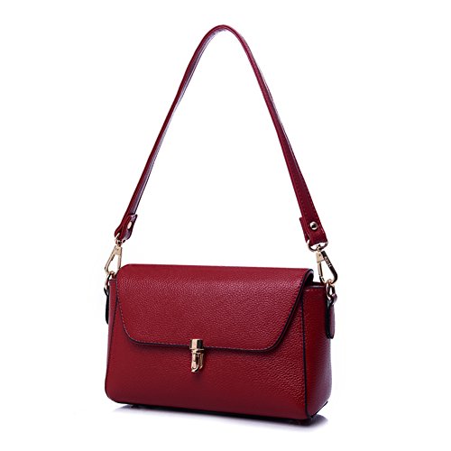 Sac à bandoulière femme simple et fashion, petit paquet noir B élégant
