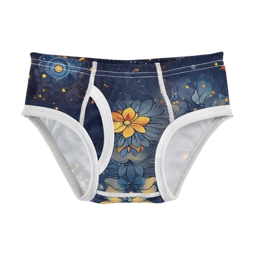 KLL Bohemian Mandala Toddler Boys Pure Cotton Underwear Breathable Children Undies