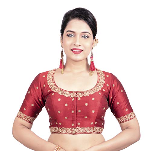 Image of Biyu Being With You Women's Art Silk Saree Blouse
