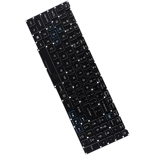 Deal4GO �V���O���J���[�o�b�N���C�g�L�[�{�[�h�����p Acer Nitro 5 AN515-54 AN515-55 AN515-43 AN515-44 AN517-51 AN515-54-5812 AN515-55-53E5 15.6�C���`�p