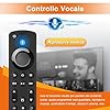 Glitfix Telecomando Vocale Sostitutivo(4 Gen) Compatibile con Amz Fir-e TV Stick 2nd Gen e 3rd Gen,Stick Lite,4K e 4K Max,Fir-es Cube 2nd e 3rd Gen,Con Funzione Bluetooth e 4 Tasti di Scelta Rapida #3