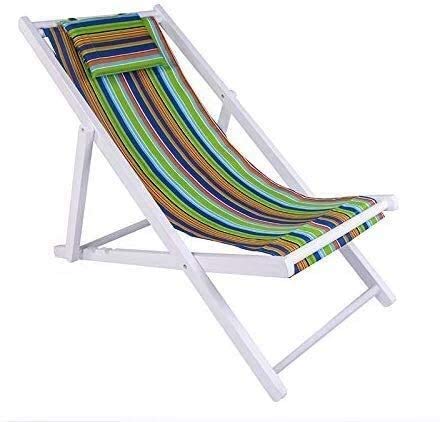 Chaises de jardin inclinables en bois pour vos après-midis détente au balcon
