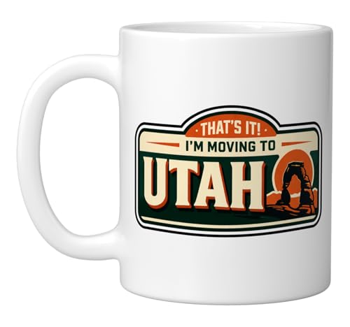 That’s It I’m Moving to Utah Ski Pass Mug White