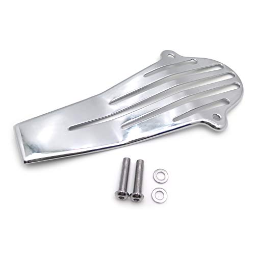 Httmt Mt266- Chrome Iron Plate Drive Shaft Cover Compatible With V-Star 650 1100 Classic Custom 120Mm #TOP5