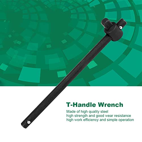 Yulatik 1" T-Handle Sliding Wrench Breaker Bar, 19.7 Inch Heavy Duty Steel Drive Socket Hand Tool, Gifts for Men & Dad by Yulatik - Image 7