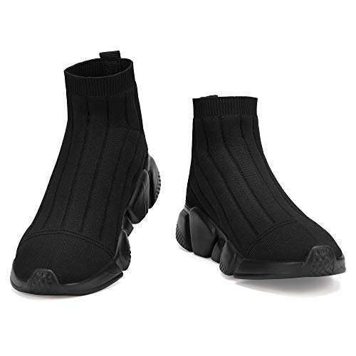 Image of Casbeam Men's Running Knit Comfortable Lightweight Breathable Casual Sports Shoes Fashion Sneakers Slip-On Walking Shoes