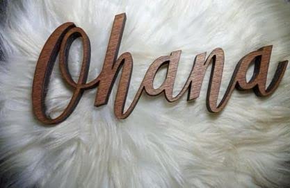 Amazon.com: Ohana Wooden Sign, Wooden Family Ohana Plaque,Rustic