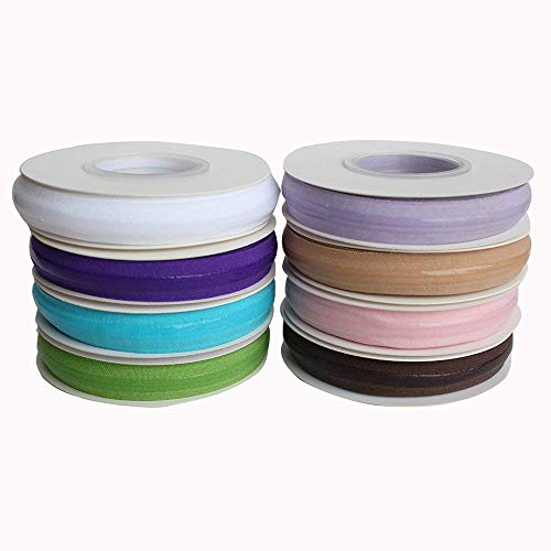 Multi Colors Stretchy Silicone Elastic Tape 5/8'' Width for Garment Accessory & Hairbow 5 Yards per Roll (Yellow Gold)
