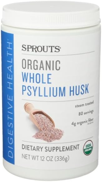 Generic Sprouts Organic Whole Psyllium Husk - 12 ozUSDA Organic