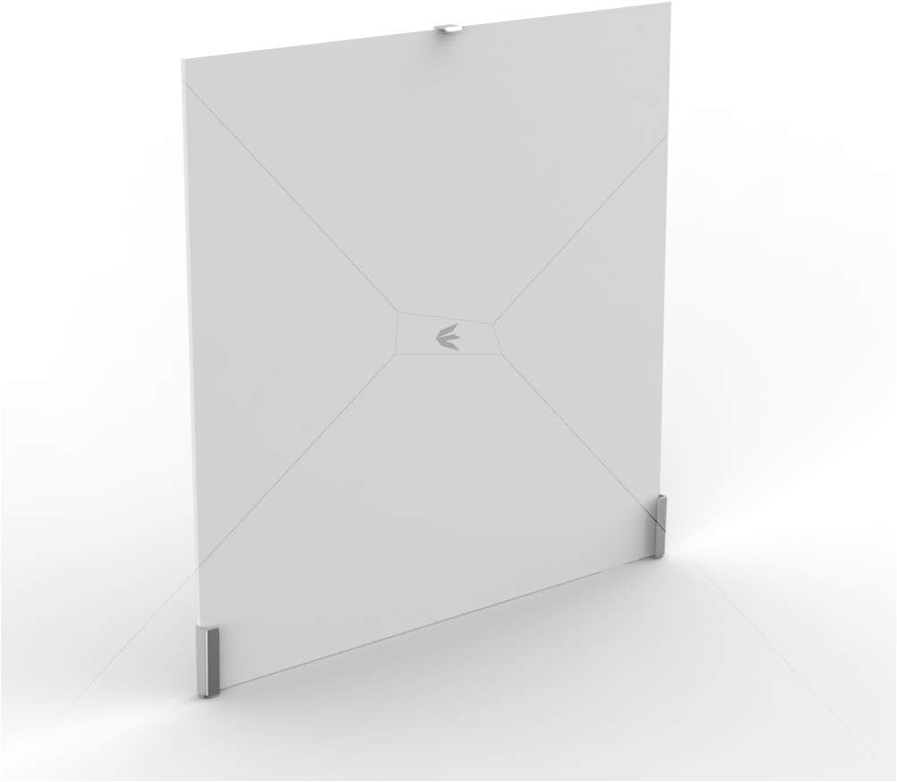 Balvi ETALAGE Display Systems - klic clak, Clamp acessories Set for Ceramic Tile Display System/Stand/Rack on Board or Wall, MS Iron ZINC Coated