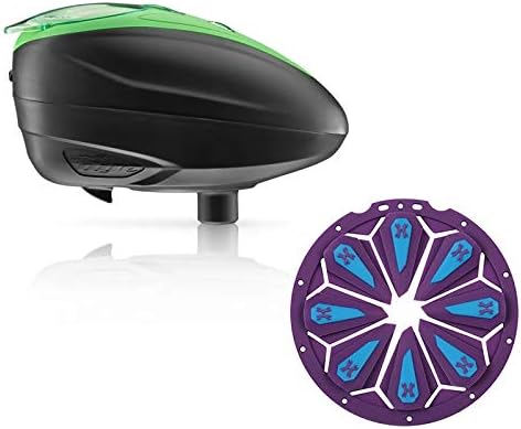 Dye LT-R Electronic Paintball Loader - Lime with HK Army Epic Speed Feed (Lime with Arctic Epic Speed Feed)