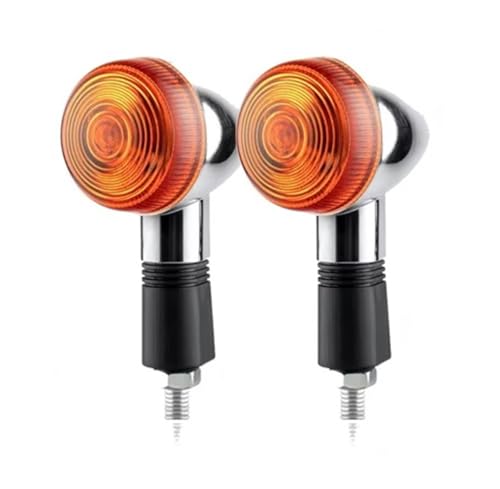 Clignotant de moto ambré 12V à forte luminosité pour ampoule universelle 10mm