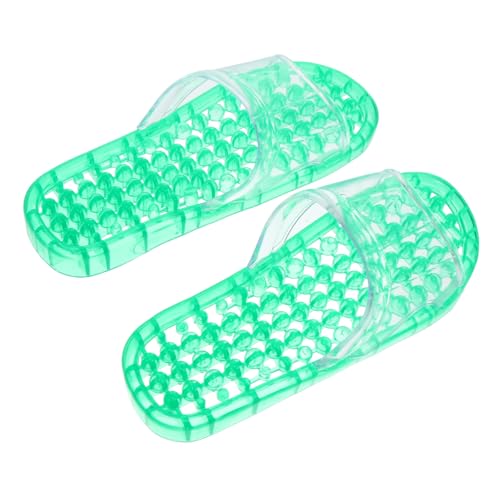 KAILIKETIY 水はけ構造と足裏マッサージ機能付きホールデン浴室スリッパ 透湿軽量オープントゥデザイン 夏用男女兼用屋内用