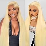 Aliaurora 30 Inch 613 13x6 Lace Front Wig Human Hair 613 Lace Front Wig Human Hair 200 Density Straight Blonde Wig Human Hair Pre Plucked With Baby Hair