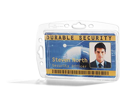 Durable Hartbox für 1 Betriebs-/Sicherheitsausweis im Format 54 x 85 mm, 1 Stück, transparent, 895519