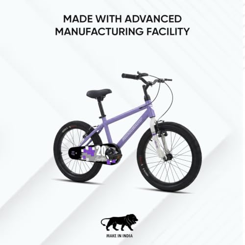 Image of ROADGIANT Showstopper, 16 T, Kids Bicycle, Single Speed, Steel Frame Cycle, Ideal for 6+ Year, Unisex,(Purple)