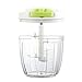 Z·Bling Multifunzione Manuale Cibo Chopper 5 Lame 900 ml /3 Lame 400 ml Potente Tirare Stringa Palmare Cipolla Verdura Chopper/Robot Cipolla/Frullatore Bianco