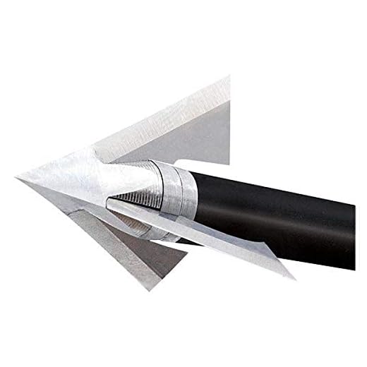 QAD Exodus Broadhead with Deep Six (Pack of 3), Black, 100 Grain