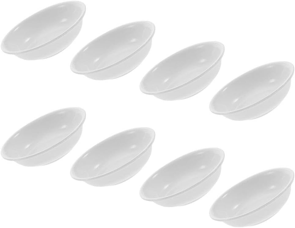 Luxshiny 10pcs Sauce Dishes Small Dipping Bowls for Sauce Condiments and Appetizers Easy to Clean Dishwasher for Parties and Outdoor Use