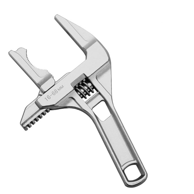 Klucz nastawny duży klucz otwierający klucz ze stopu aluminium uniwersalny klucz do rur narzędzie ręczne do naprawy baterii w łazience