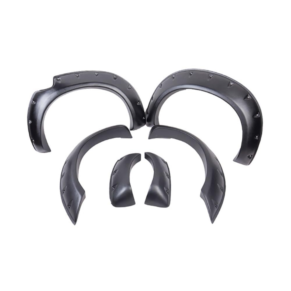Kanhaoni Tiras Anticolisión Cejas para Toyota Hilux Vigo 2005-2011,Wheel Well Arch Eyebrow Protector Coche Arcos De Rueda De Coche