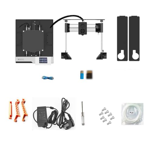 Fafeicy Mini 3D Printer, FDM Desktop Printing Machine with 100x100x100mm
