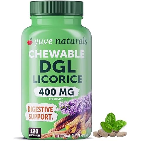 Yuve DGL Licorice Chewable Tablets 400mg Cover