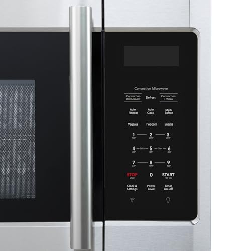 Image of FORNO Fornace 30-Inch Over-the-Range Convection Microwave, 1.5 cu.ft Capacity - Stainless Steel Finish - 300 CFM 2-Speed Ventilation, Touch Glass Control, LED Cooktop Lighting - FOTR3038-30