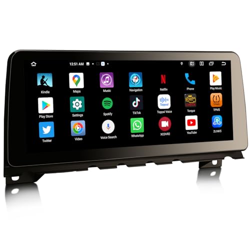 Erisin 12.3' 8+128GB Android 13 Autoradio para BMW Serie 3 E90 E91 E92 E93 Sistema CIC GPS Navi...