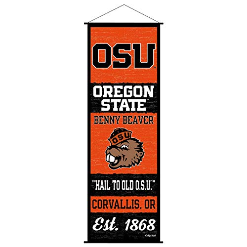 Oregon State Beavers Banner and Scroll Sign