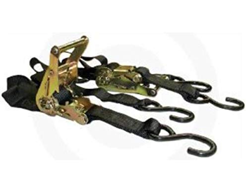 Erickson Manufacturing - 1.5″ X 6' – 3000 Lb. H.d. Ratchet Strap (5735), Qty 2 #TOP11