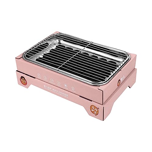 # Parrilla desechable portátil parrilla barbacoa parrilla kit para cocinar en interiores y al aire libre, ligero listo para usar, juego de parrilla instantánea para barbacoa, picnic, camping
