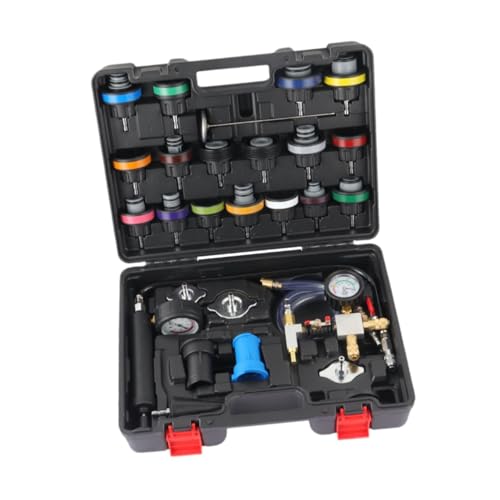 Okiyakusama 28 Piece Cooling System Pressure Tester Set for Leak Assessment