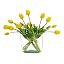 A Style-15pcs Yellow(no Vase)