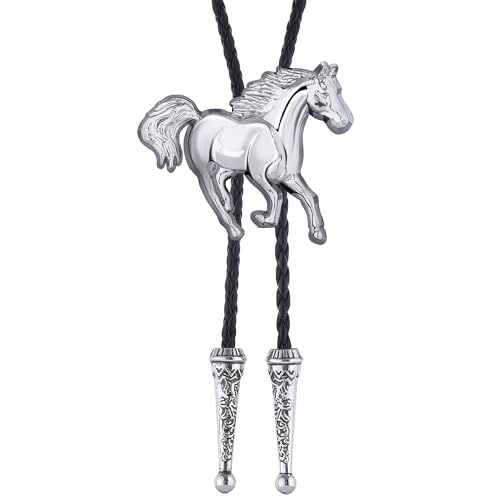 Image of Jeilwiy Bolo Tie for Men, Western Bolero Tie Cowboy Ties Native American Cowgirl Bolo Tie Accessories for Men Women