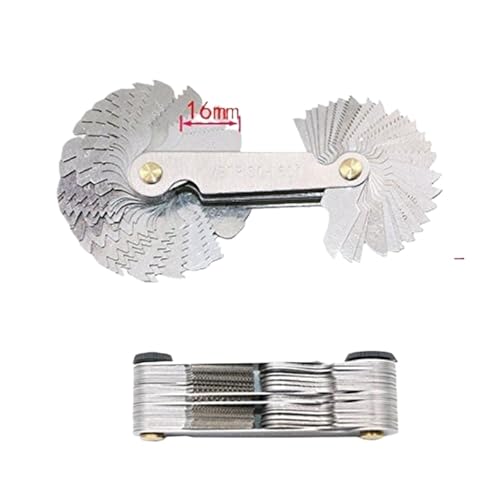 Calibrador de Roscas Acero Inoxidable Métrico y Americano miniatura 4