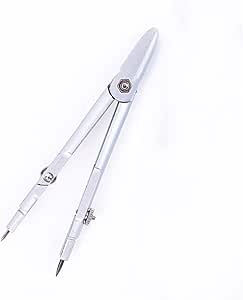 Protractor,Circular Gauge Set Math Compass - Metal Compasses+Lead Two ...