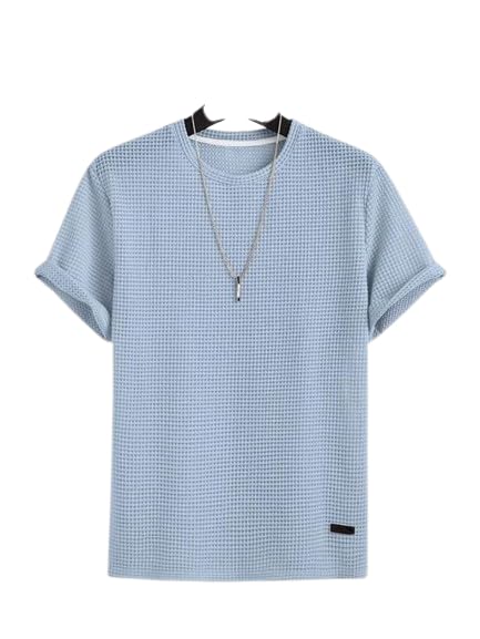 Image of Men Trendy Stripes Half Sleeves Comfortable, Breathable, Lightweight, Skin Friendly T-Shirt