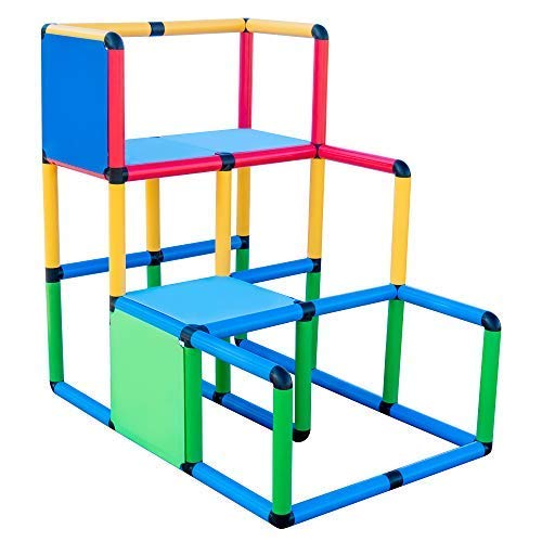 Deluxe 296 Piece Construction Toy Set - Building Play-Structures for Indoors & Outdoors - Fun & Educational Learning Toys for Ages 2 to 12 - Thumbnail 2