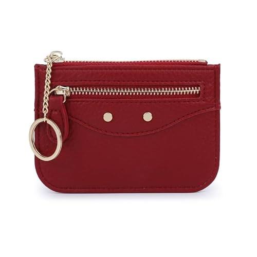 [GFHSKPOK] Convenient Pull Out Wallet Female Card Holder for Card Case(Red)