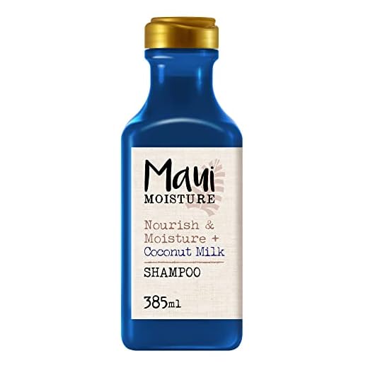 Maui Moisture, Champú Nutre e Hidrata con Leche De Coco, Pelo Seco, 385 ml