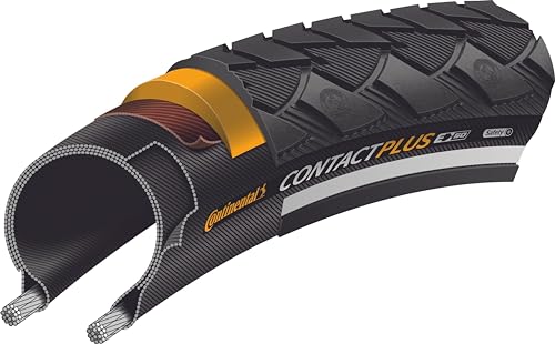 Continental Contact Plus tire – clincher, wire,