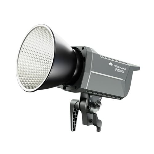 MEELMAXX 200W COB LED Video Light Bi-Color 2800K-5600K CRI 97+/TLCI 98+ with Bowens Mount