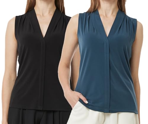 May You Be Women's V-Neck Non-Sleeve Blouse