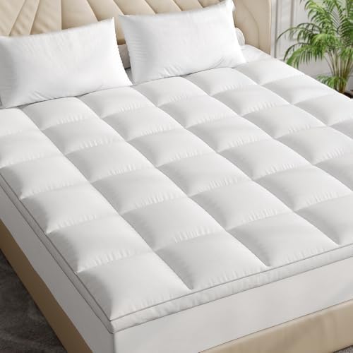 Mattress Topper, ONBRILL Soft Mattress Protector, Elastic