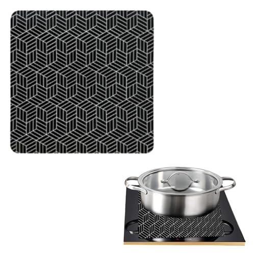 Alfombrillas protectoras de silicona para placa de inducción con base antideslizante y absorción...