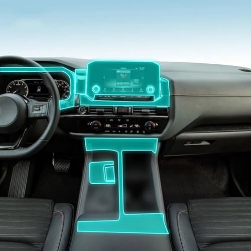 Protection de console en TPU transparente pour trajets Nissan Pathfinder 2023