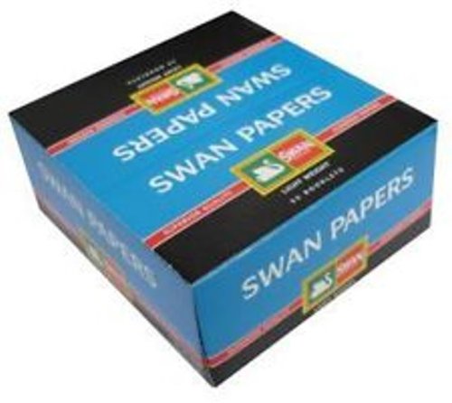 SWANBlue King Size Cigarette Rolling Papers - 50 Booklets by Trendz
