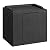 Devoko 30 Gallon Resin Deck Box Outdoor Indoor Waterproof Storage Box for Patio Pool Accessories Storage for Cushion Garden Tools (30 Gallon, Black)