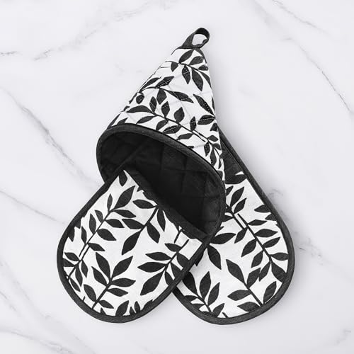 No. 918 Marrin Quilted Botanical Leaf Print Double Oven